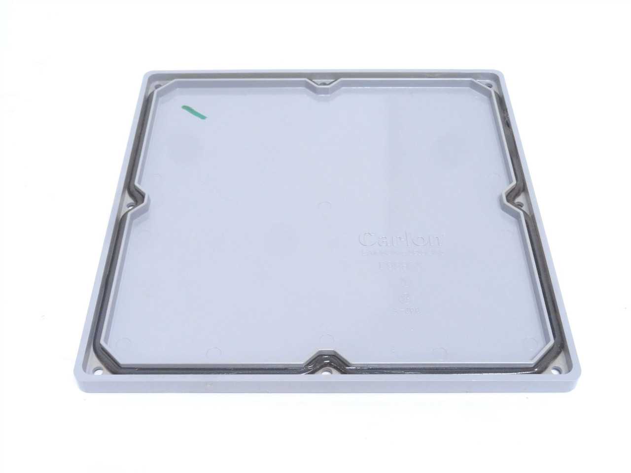 Carlon E989SSX; Grey PVC Junction Box; 8" x 8" 7"