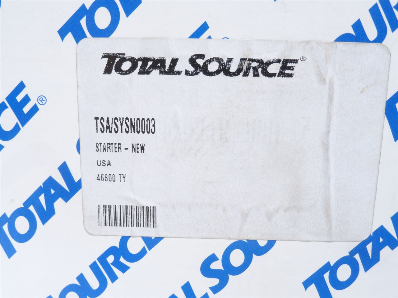 Total Source SYSN0003; Forklift Starter 9005408-57; 12VDC