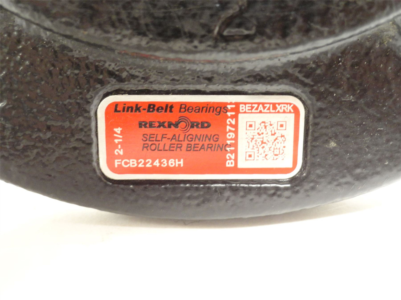 Rexnord FCB22436H; Four-Bolt Piloted Roller Bearing; 2-1/4"ID
