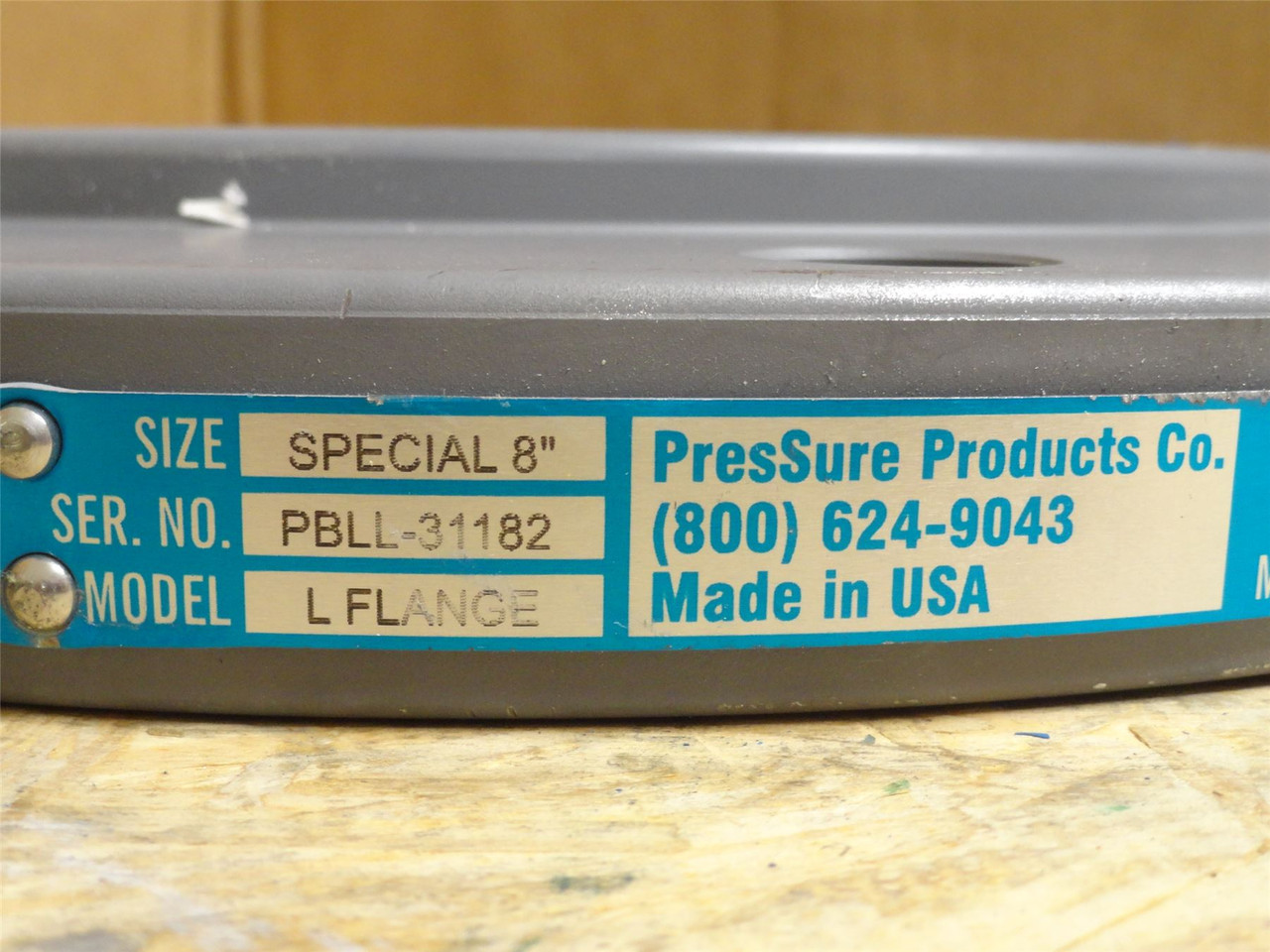 PreSure Products L FLANGE; Flange Sight Glass Window; Size: 8"