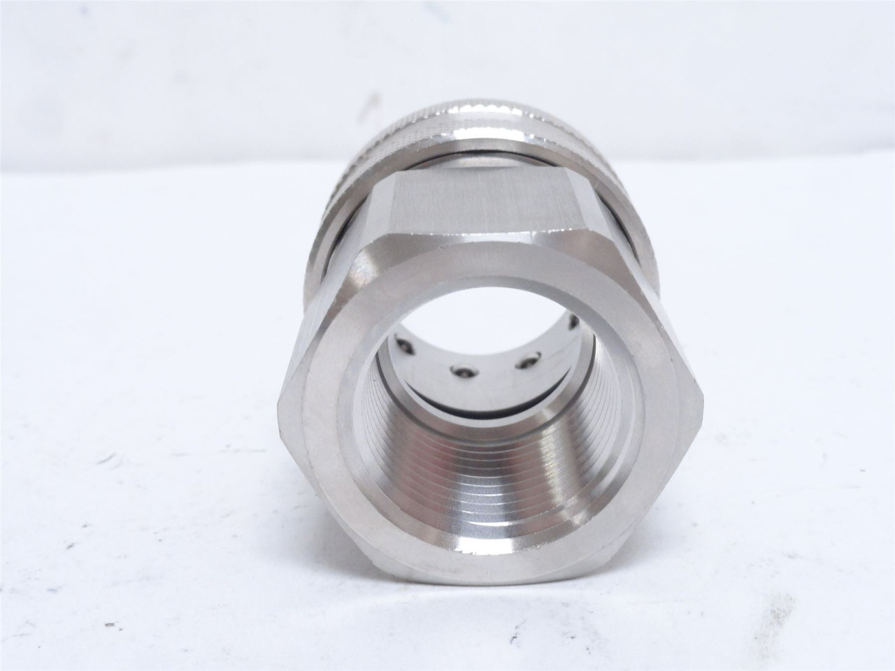 Dixon 8VF8-SS-E; Unvalved Coupler; SS-316; 1NPT 1" Body size