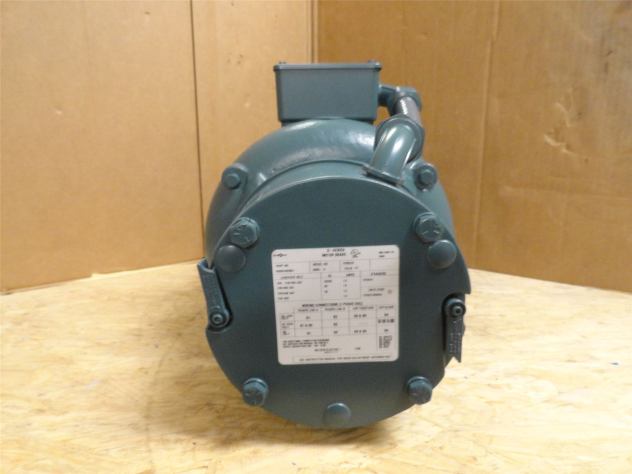 Baldor CEBM3611T-D; Brake Motor 3HP; 230/460V; 1760RPM; 3PH