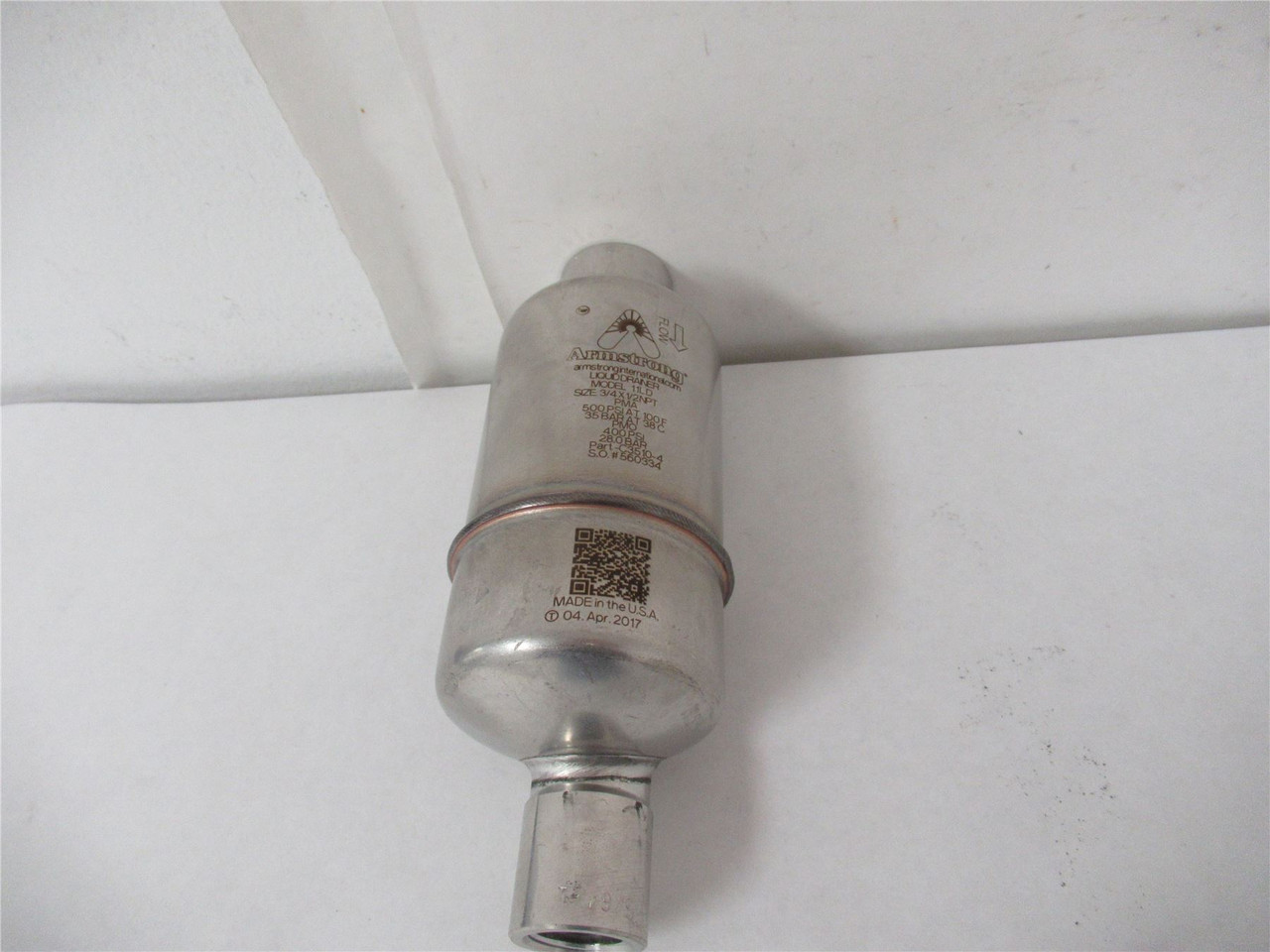 Armstrong 11LD; Drain Trap 3/4x1/2NPT 500 PSI@100F