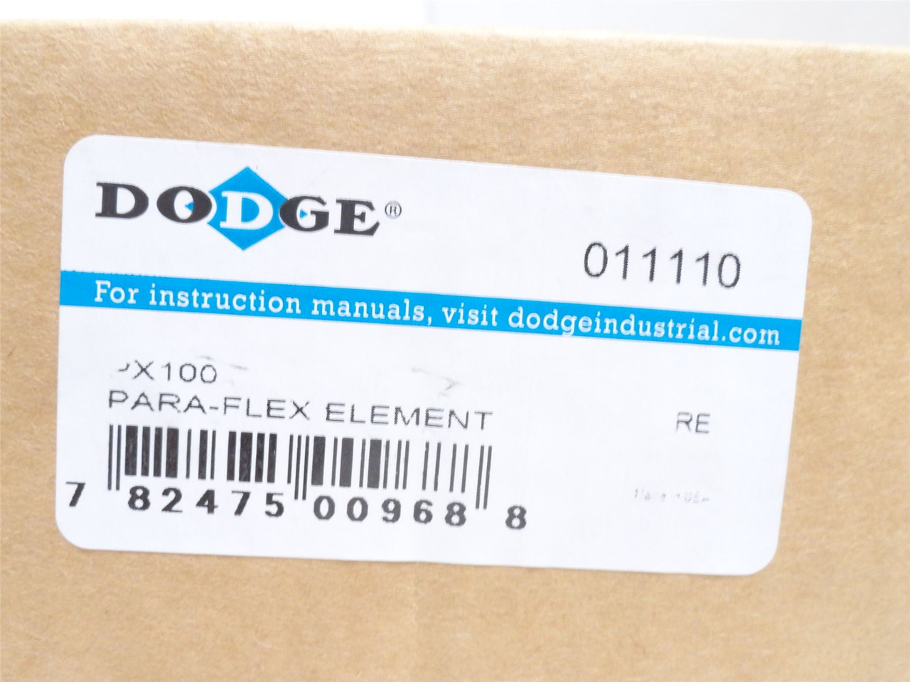 Dodge 011110_; Para-Flex Element; PX100; Tire Coupler