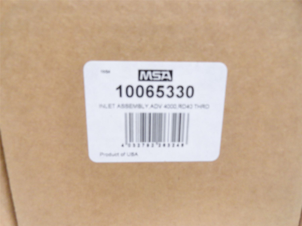 MSA 10065330; Inlet Assembly; RD40 Thread