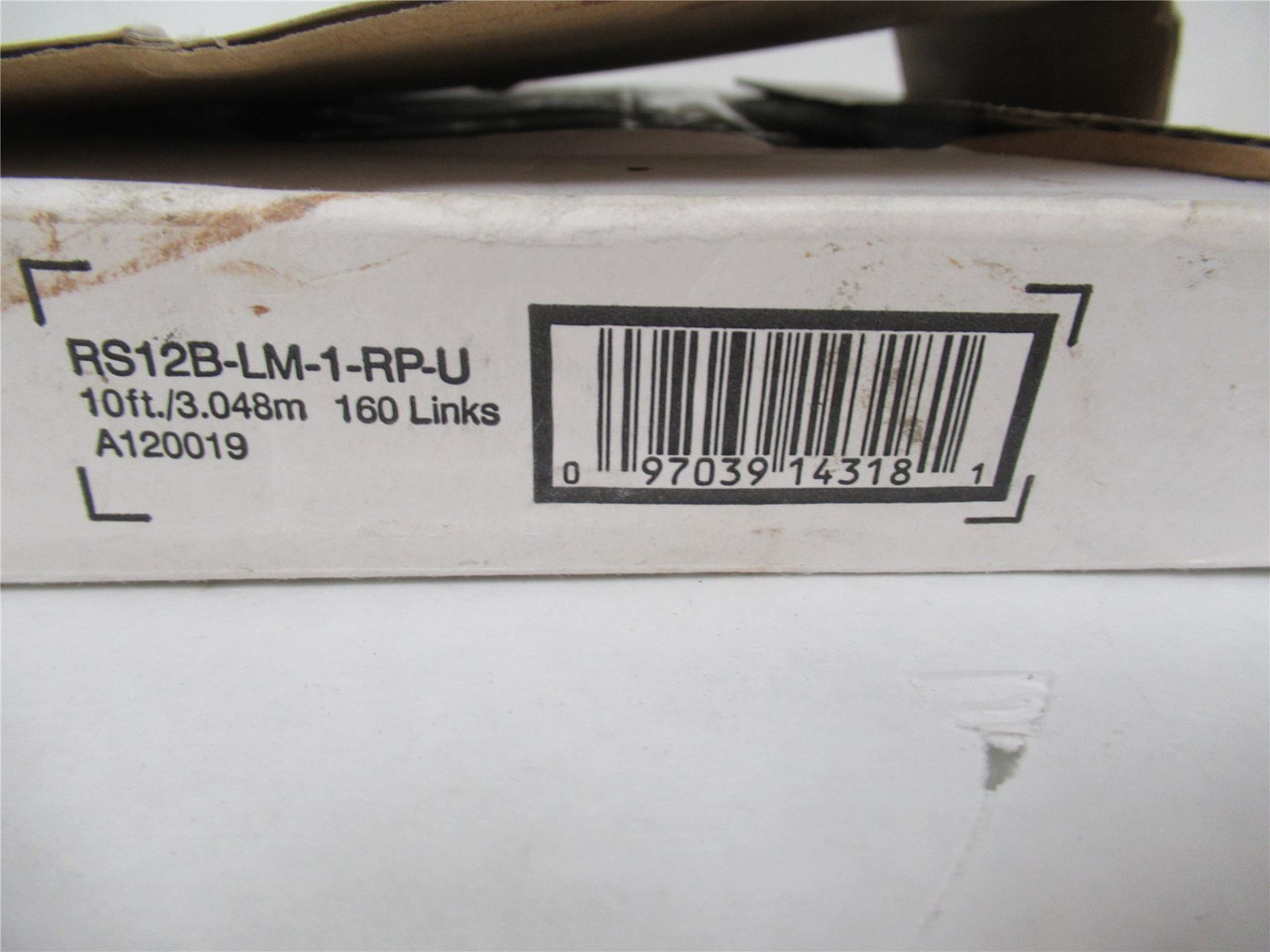 US Tsubaki RS12B-LM-1-RP-U; Roller Chain 12B 10ft Long