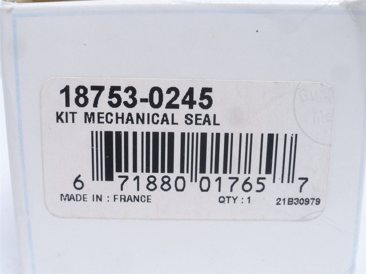 Jabsco 18753-0245; Water Pump Mechanical Seal
