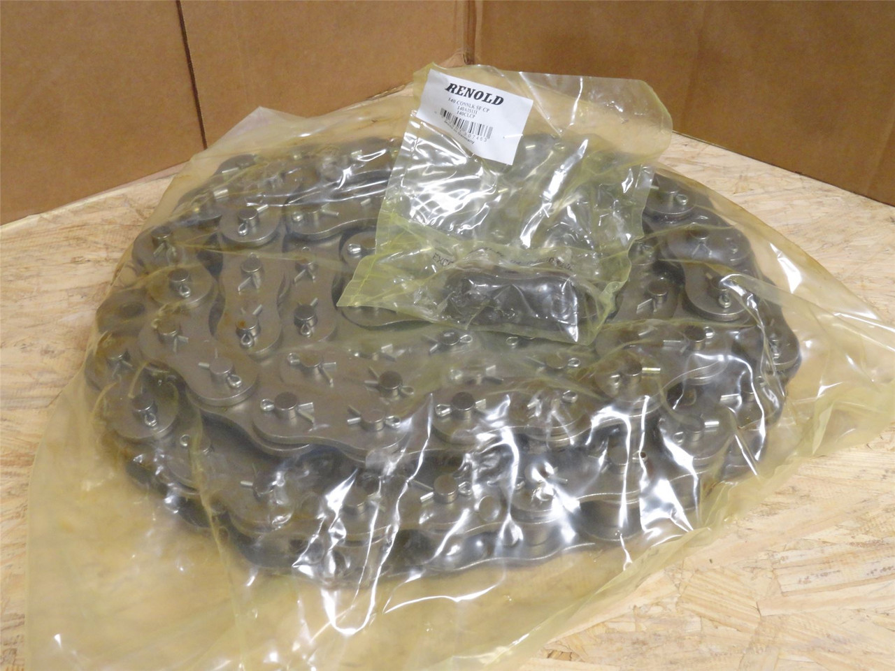 Renold 140A1CX10FT; Cottered Roller Chain #140; 10' Long