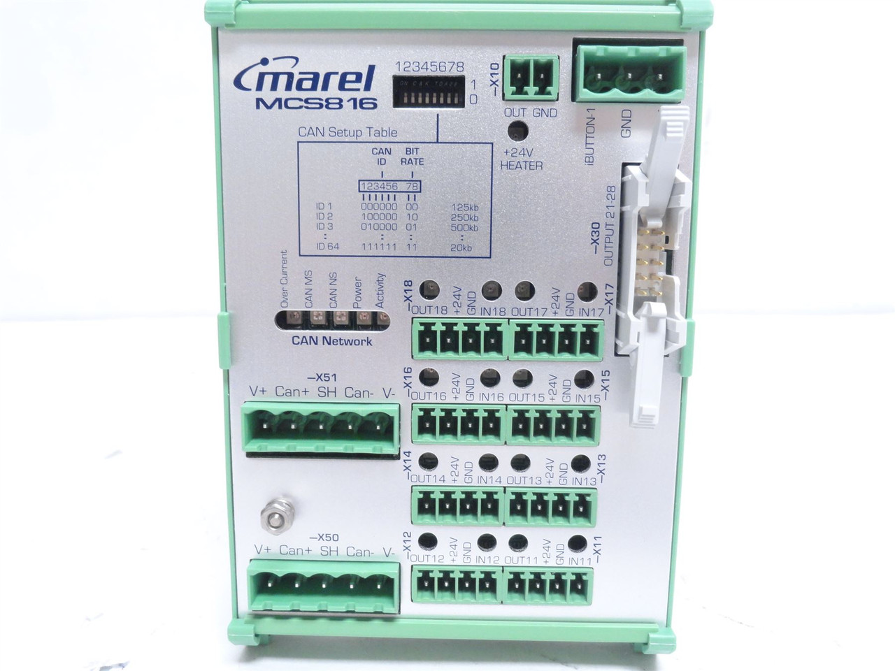Marel 400003933; Sensor Input Board;  Module MCS816; 24VDC