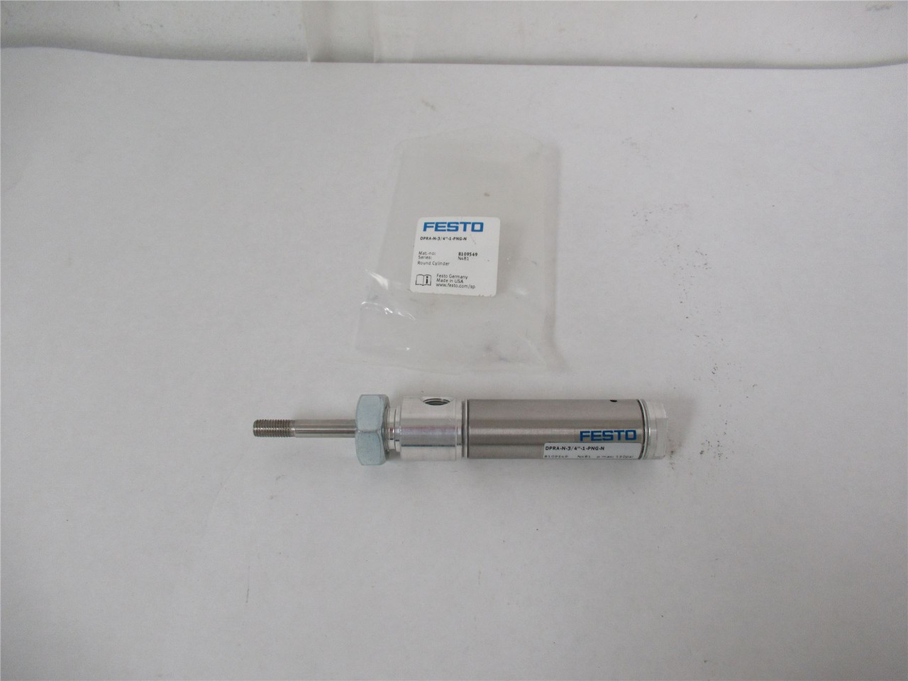 Festo DPRA-N-3/4"-1-PNG-N; Pneumatic Cylinder 1.5875mm Stroke