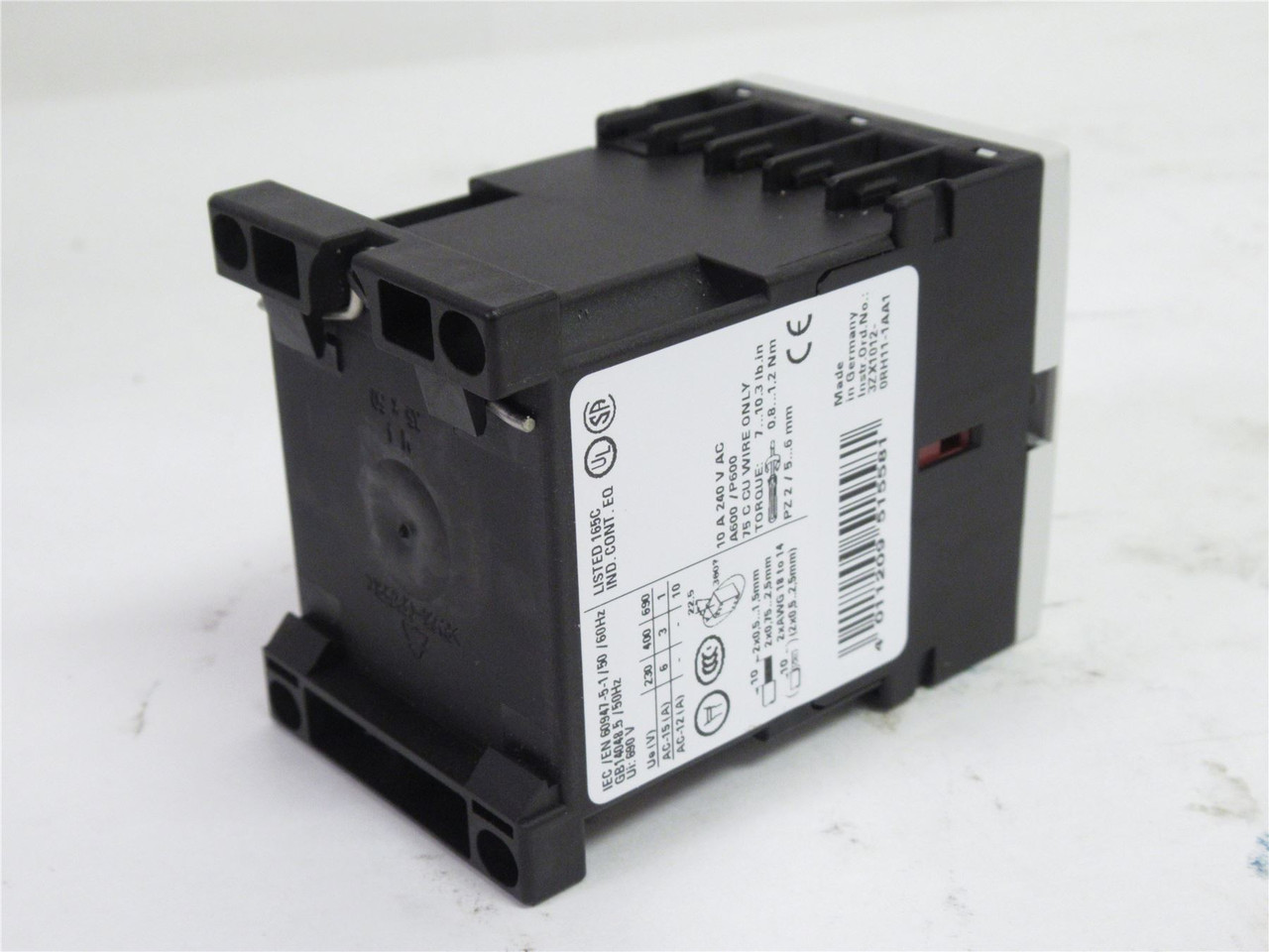 Siemens 3RH1244-1BB40; Relay; 10A; Coil: 24VDC; 4NO