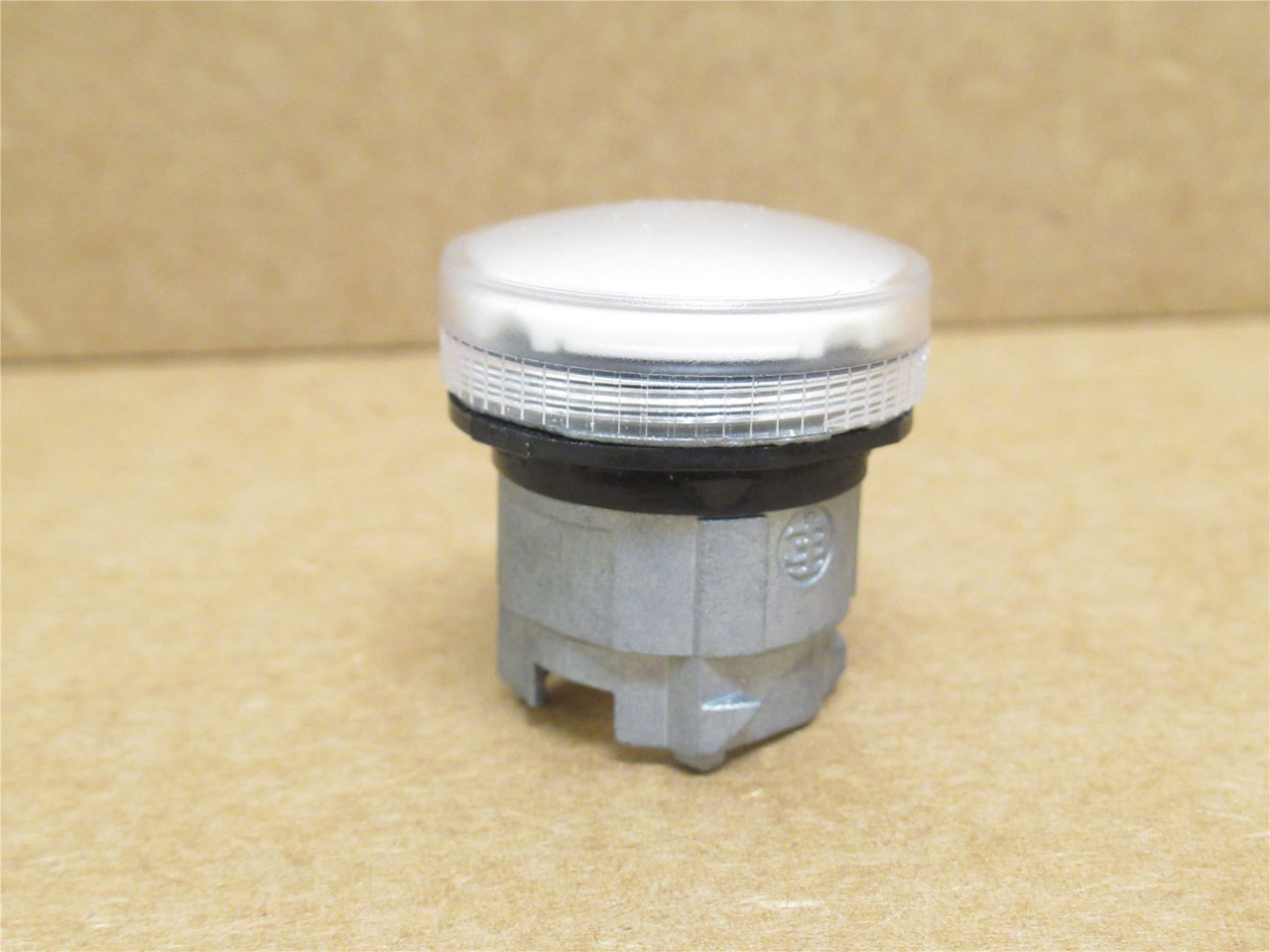 Schneider ZB4BV013S; Head For Pilot Light; White; 22mm; Metal