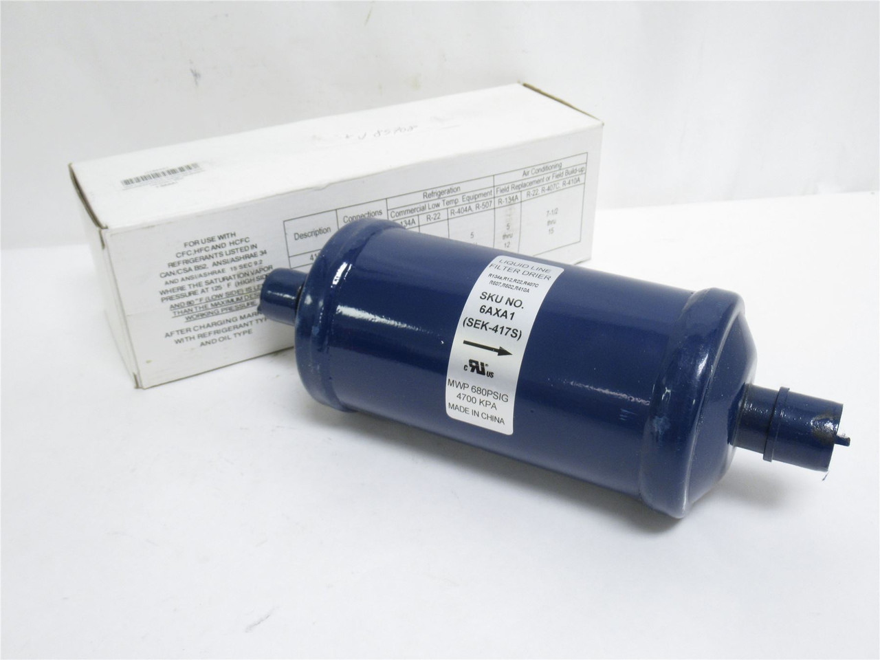 Coowor SEK-417S; Liquid Line Filter Dryer; 7/8" Connection