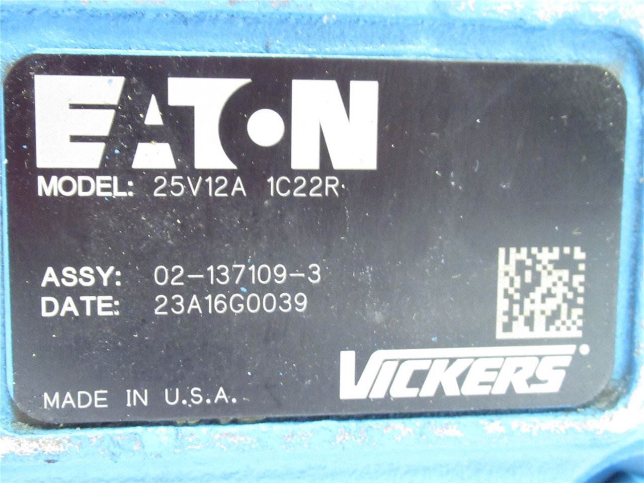Eaton 02-137109-3 ; Hydraulic Pump;172Bar; 121.23383808 L/min