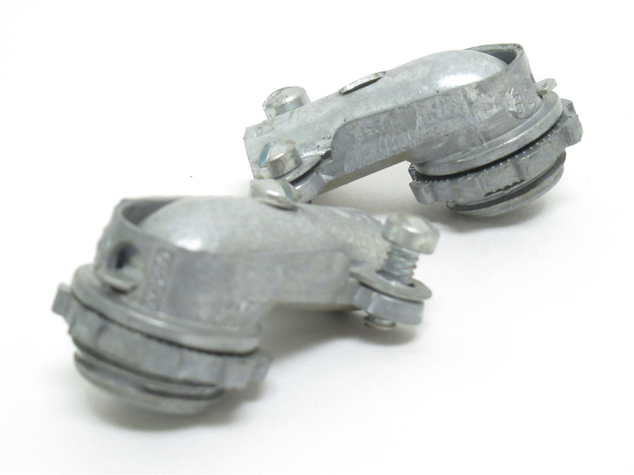 Steel City XC-290; Lot-2 Conduit Connector; 90Deg; Size: 3/8"