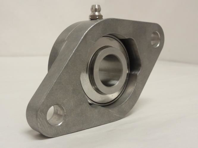 EDT 4Y2AB8-12GX; Flange Bearing; SS; 3/4"ID; 2-Bolt