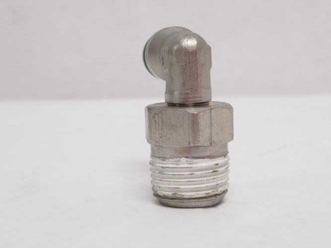 Parker W169PLP-4-6; Lot-2; Air Elbows; 90Deg; 1/4"PTC x 3/8NPT