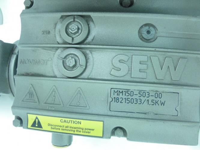 SEW KT47DRE90L4/MM15/LN; Gearmotor; 2HP; 380-500V; 1700RPM