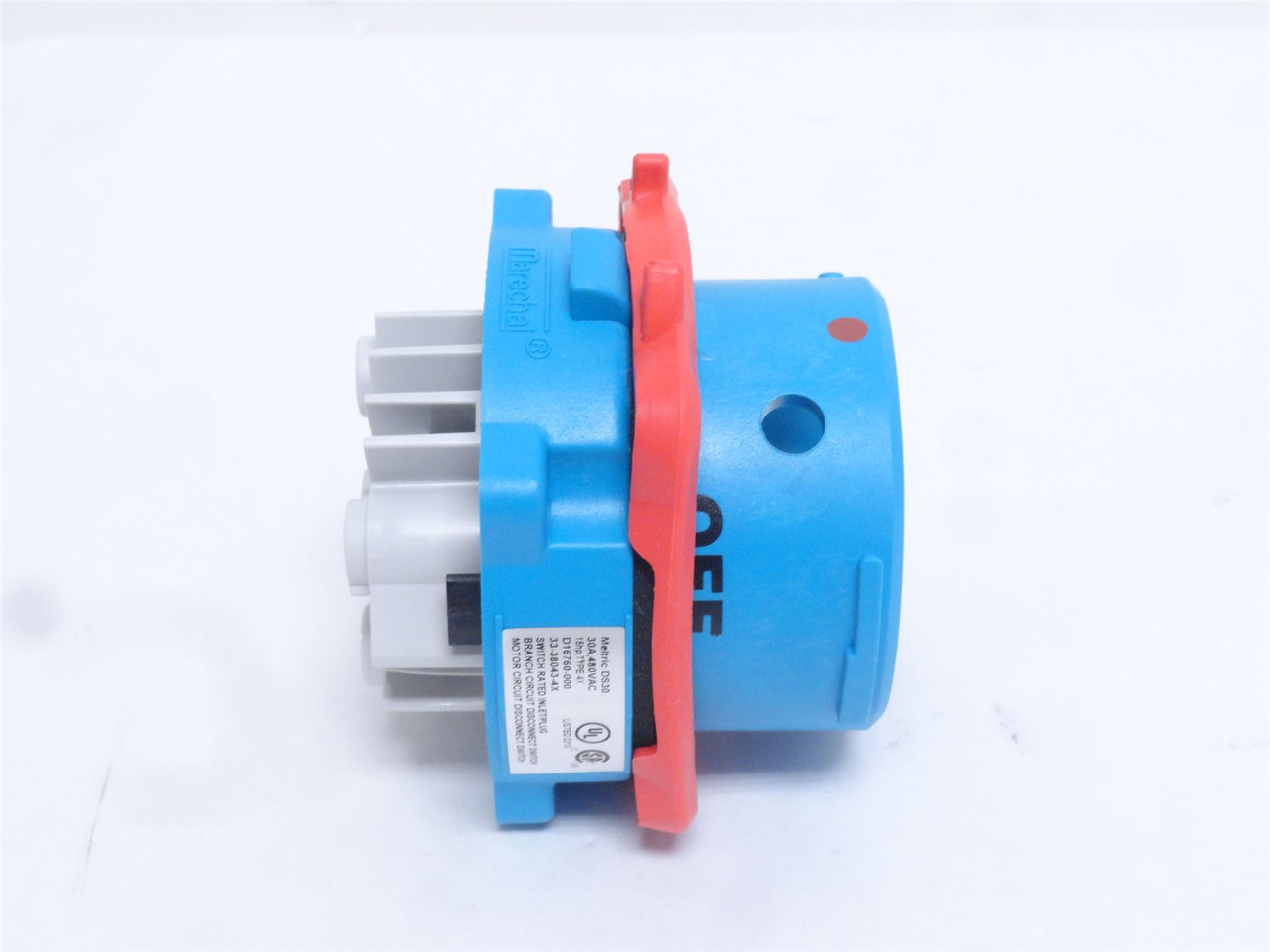 Meltric 33-38043-4X; Receptacle Inlet; 30A; 480V; 3P+G