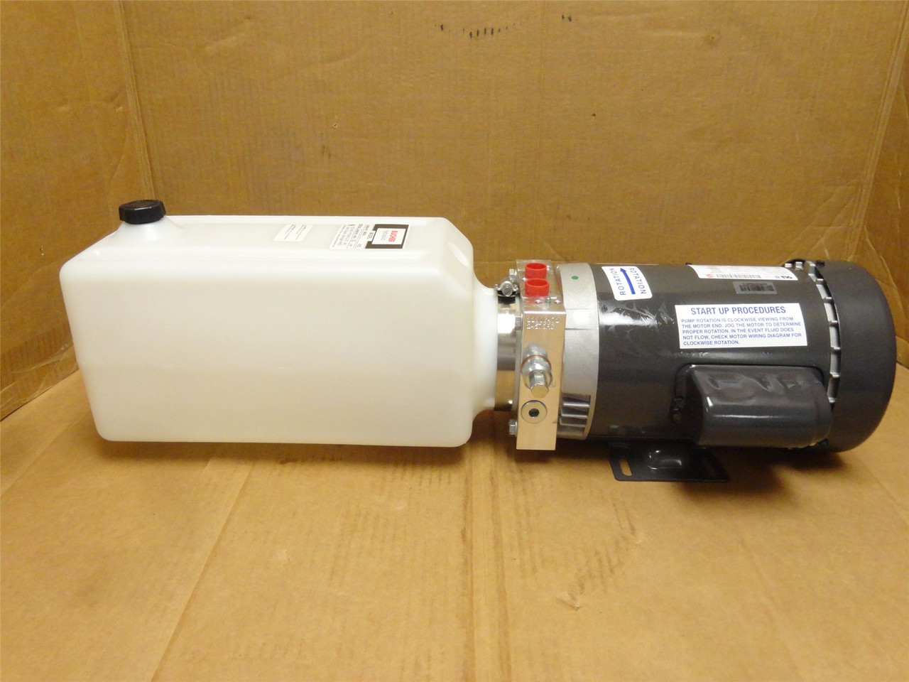 Bucher M-4504-0161; Hydraulic Power Unit 1.4GPM; 1000PSI; 1HP