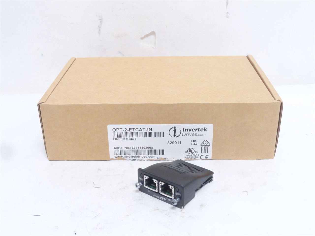 Invertek OPT-2-ETCAT-IN; EtherCAT Communication Module 3.3VDC