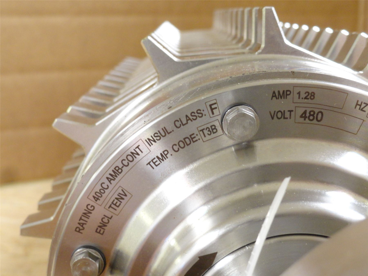 VanderGraaf TM127A30-410NB-TBCW-A; Drum Motor; 13" Belt Width