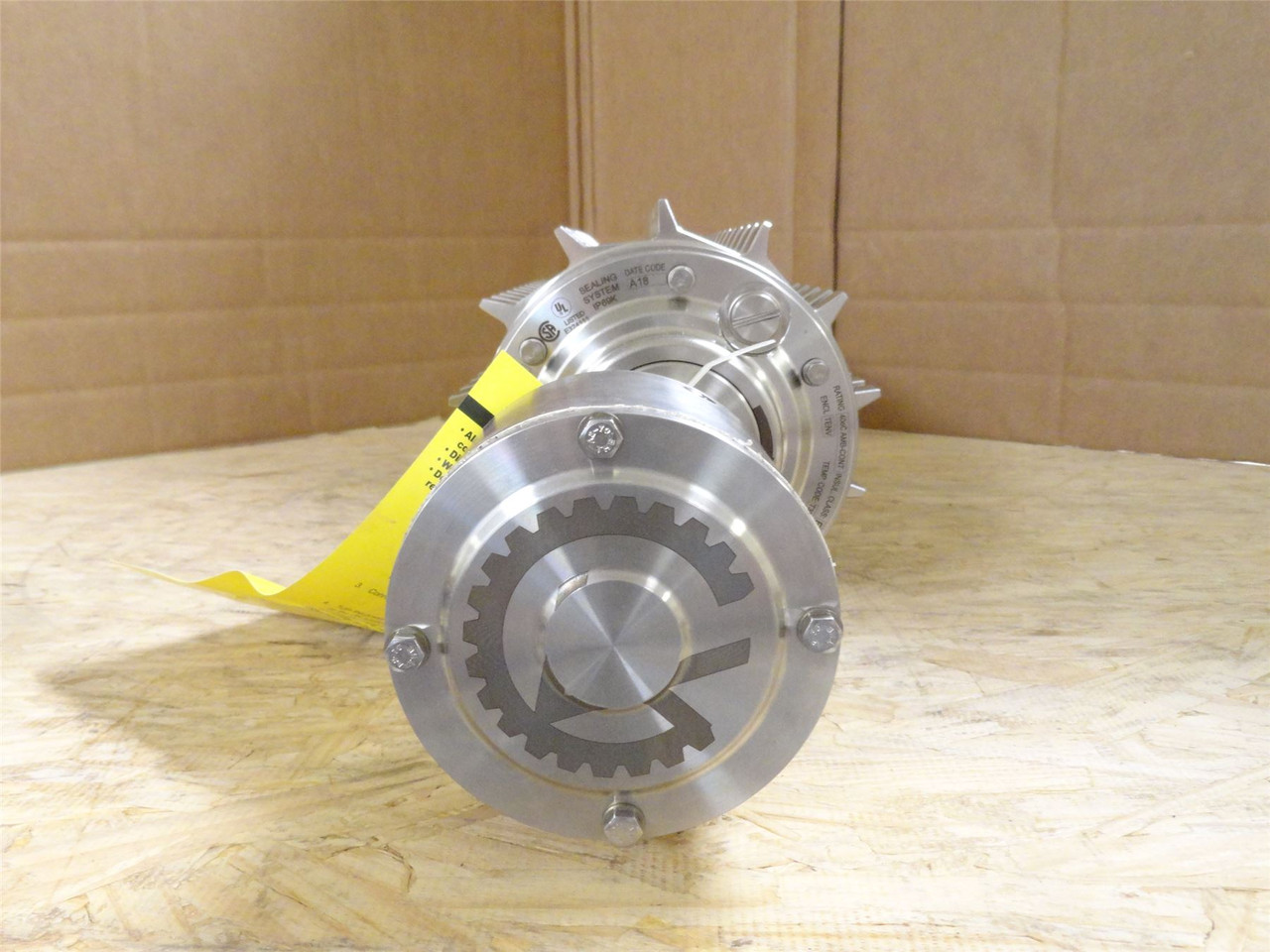 VanderGraaf TM127A30-410NB-TBCW-A; Drum Motor; 13" Belt Width