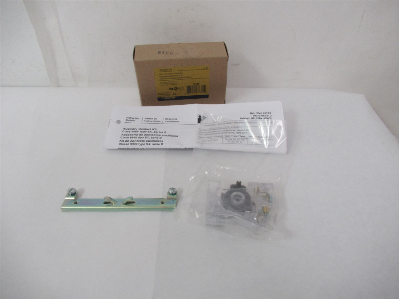 Square D 9999SX6; Contact Block 1NO; 10A; 600V