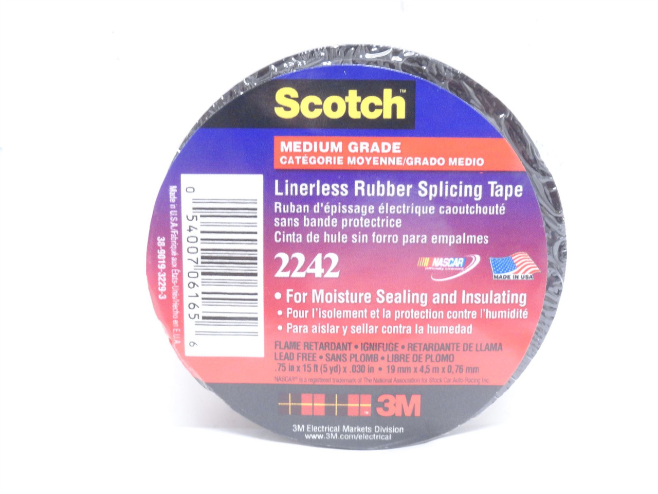 3M 22423/4X15FT; Lot-8; Electrical Tape; 3/4" W x 15' Roll