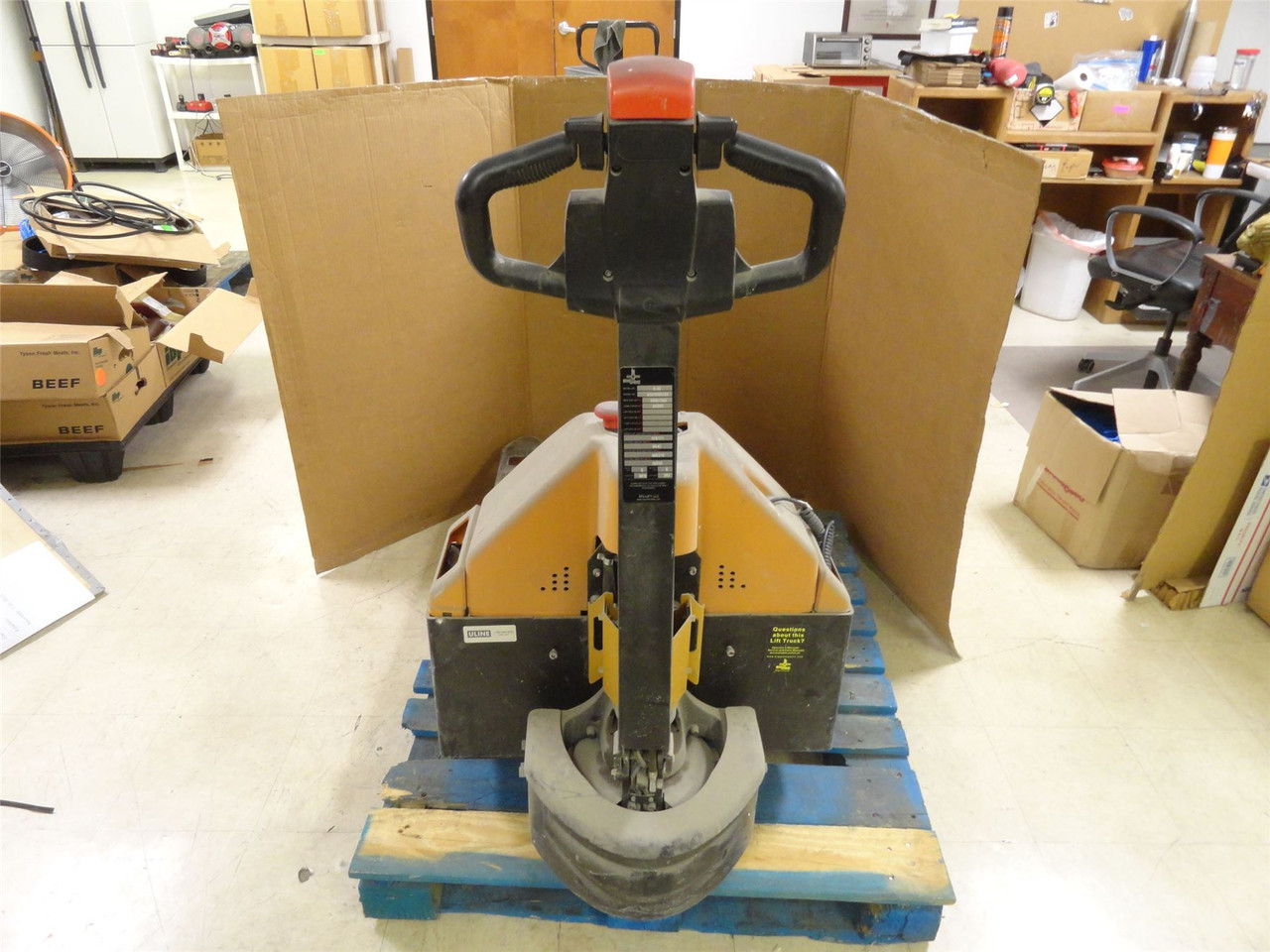 Big Joe E-30; Powered Pallet Jack; Needds Battery (65Ah) 3000LBScap