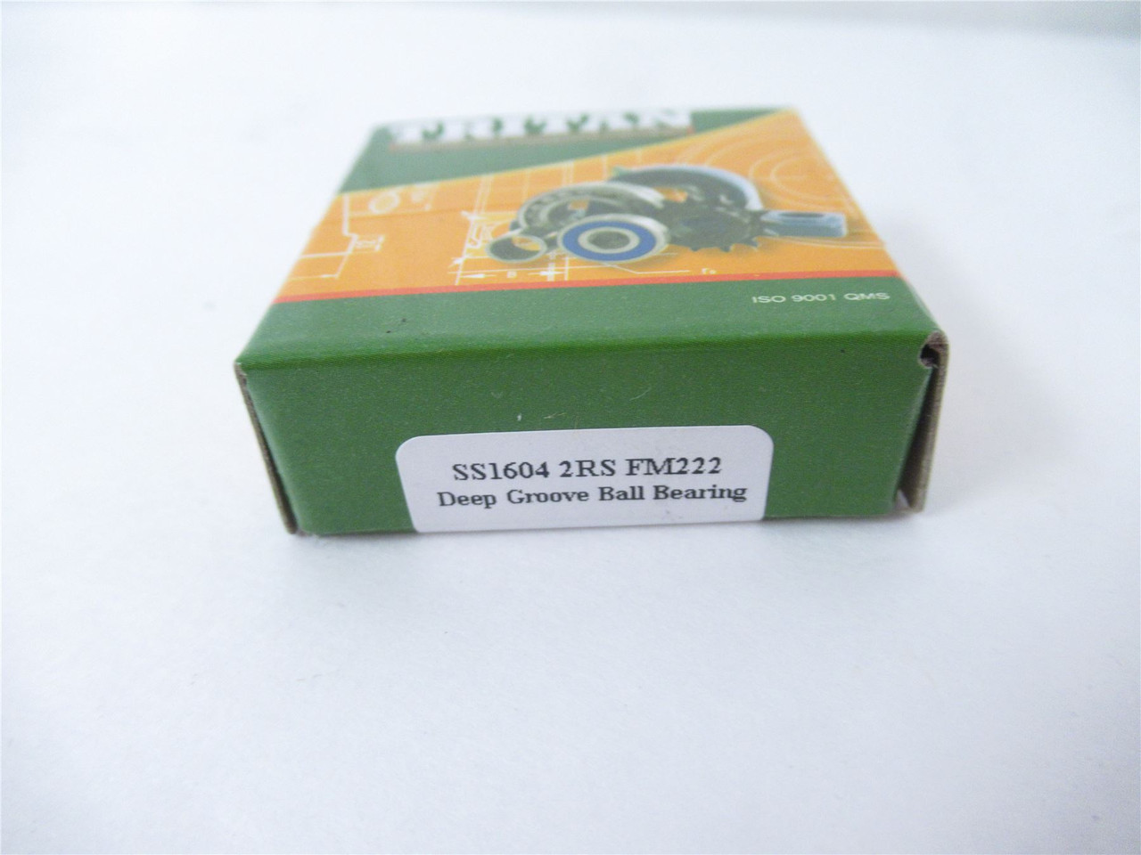 Tritan SS1604 2RS FM222; Ball Bearing 3/8" ID 7/8"OD 9/32" W