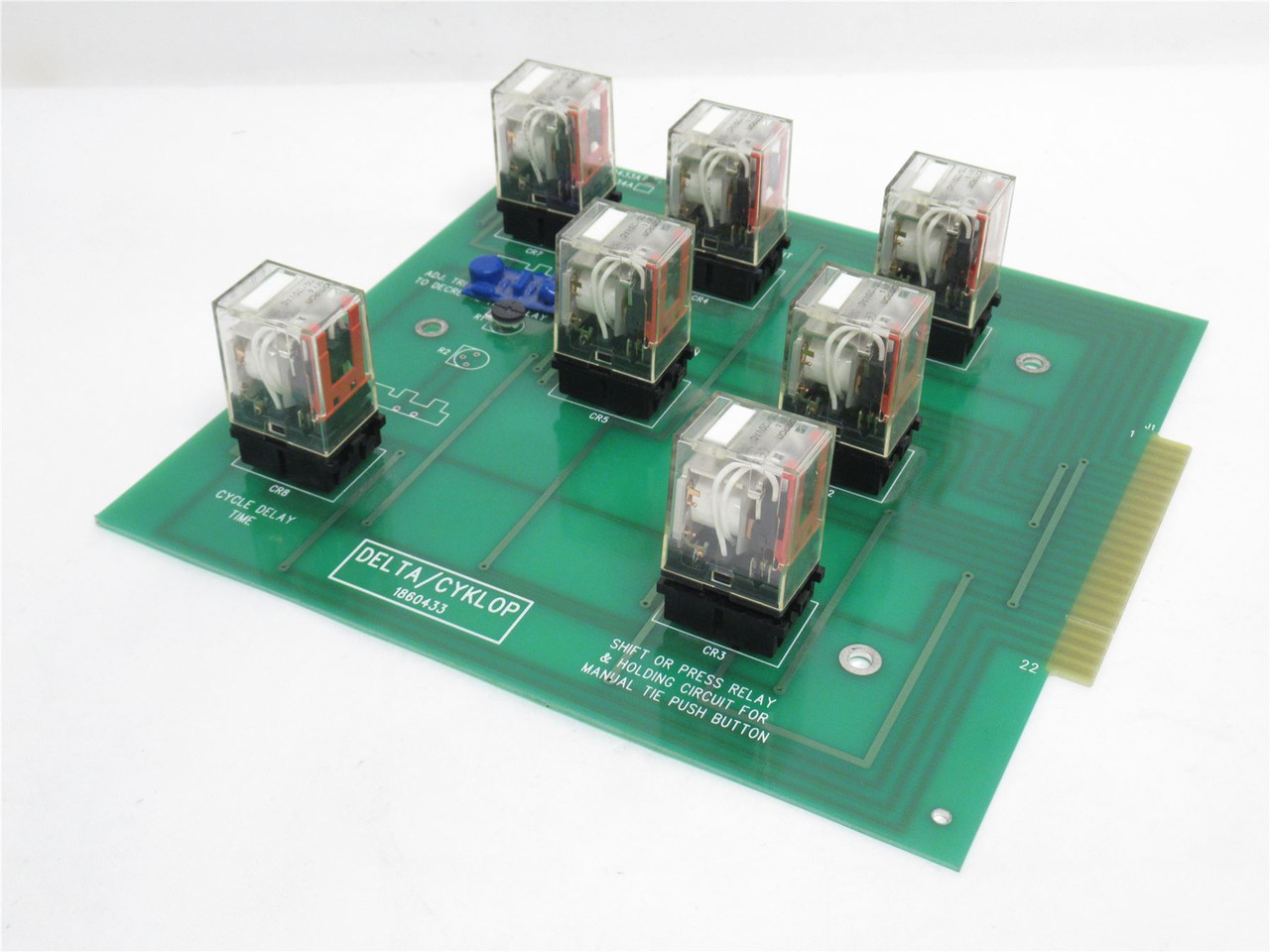 Delta Cyklop 1860433; Strapping Machine PC Relay Board