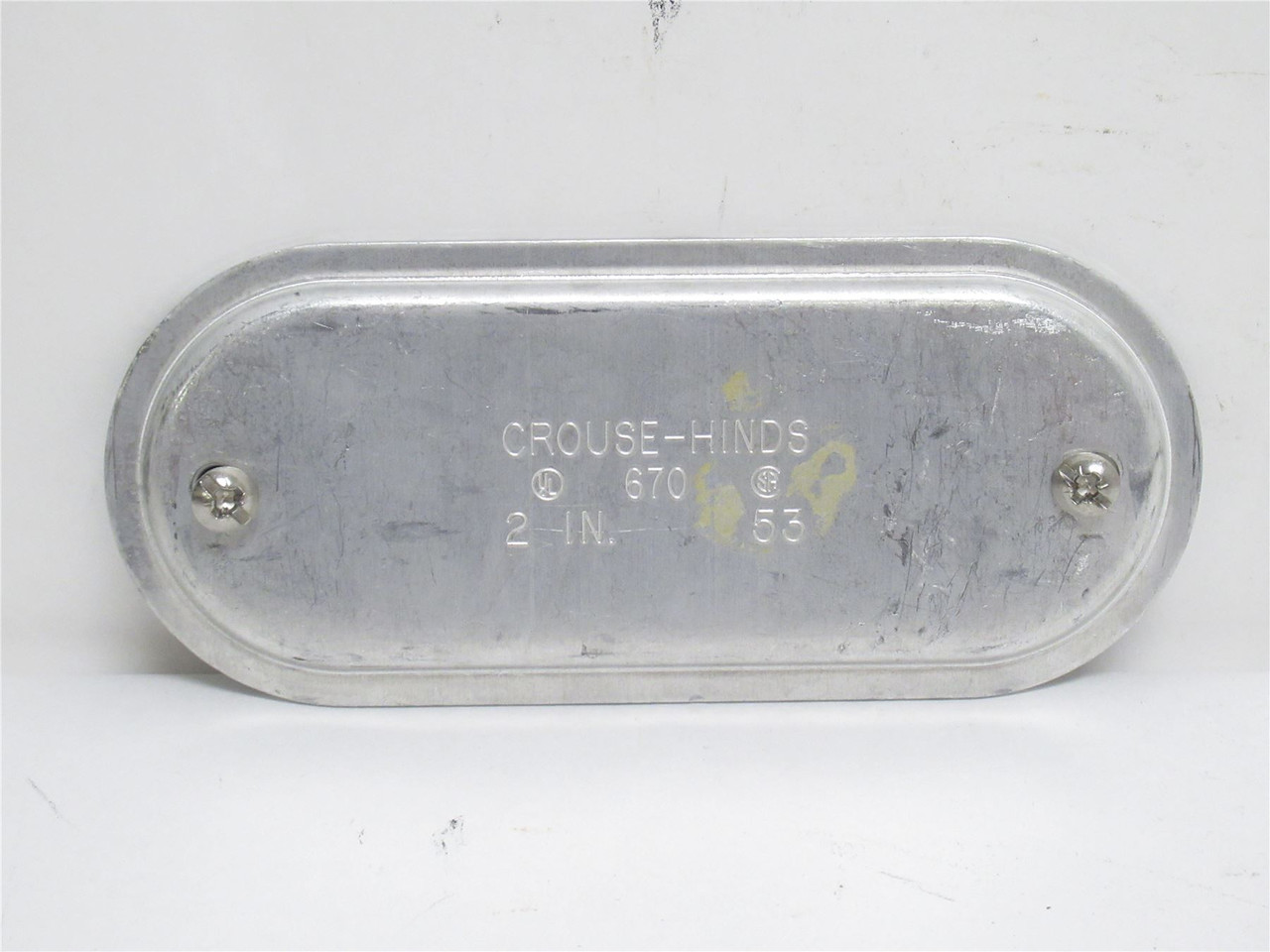 Crouse-Hinds 670; Lot-2; Condulet Form 7 Wedge Nut Covers