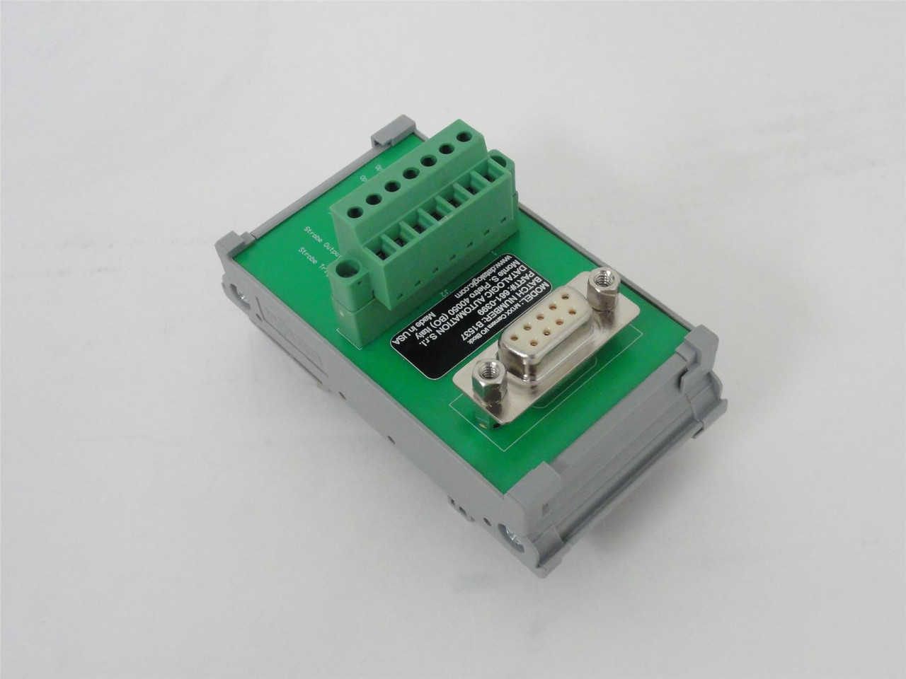 Datalogic 661-0399; M1XX Camera I/O Block; B1537