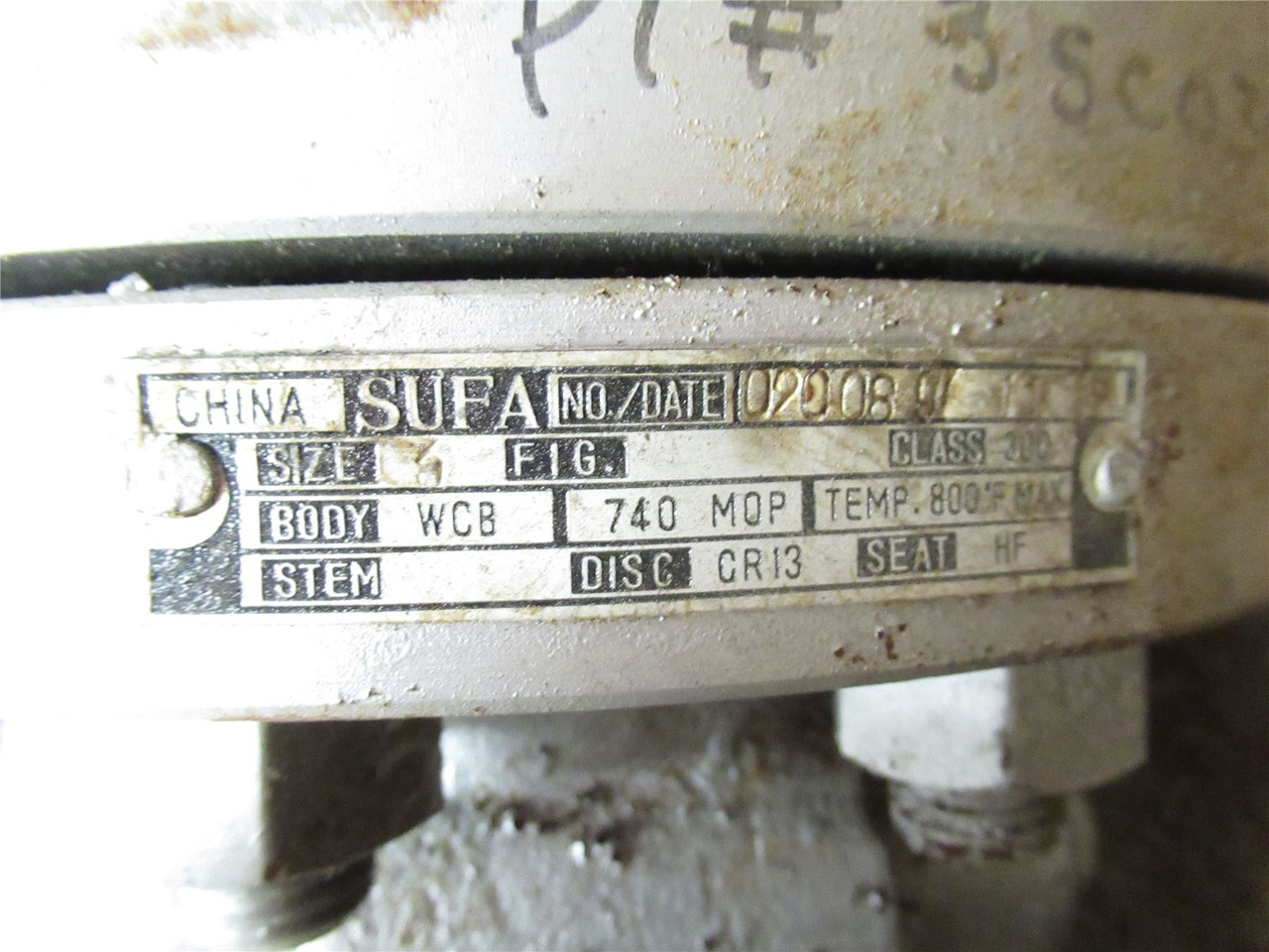 SUFA D2671; Check Valve 3" NPT