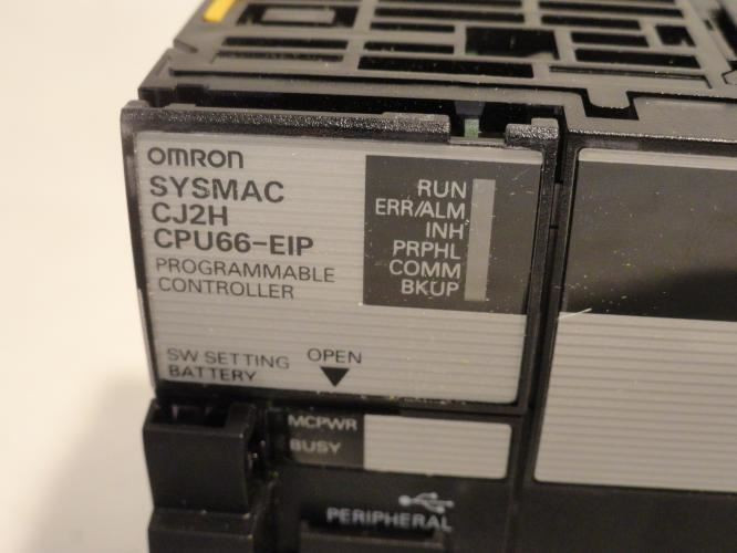 Omron CJ2H-CPU66-EIP; Programmable Controller; 5VDC; .82A