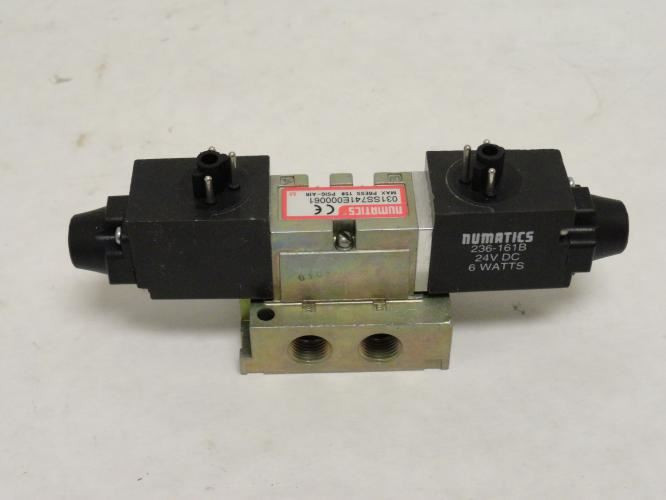 Numatics 031SS741E000061; Solenoid; 3-Pos; 150PSIG; 24VDC@6W