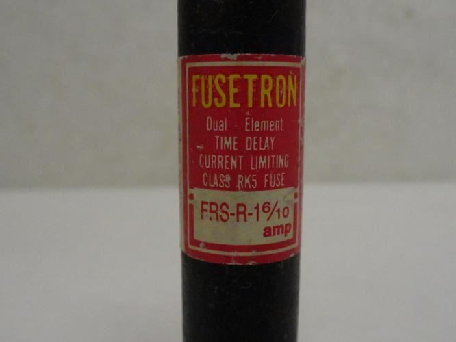 Bussmann FRS-R-1 6/10; Dual Element Time Delay Fuse; 1-6/10 Amp
