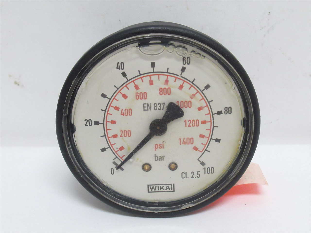 Wika 425.010.063.100; Liquid Pressure Gauge; 2-1/2"; 0-100PSI