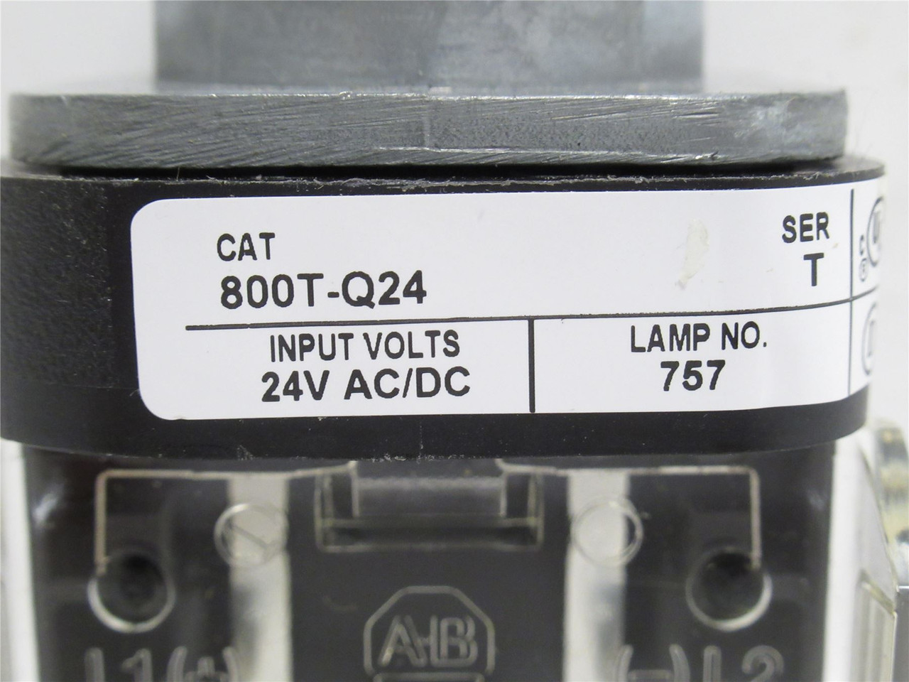 Allen-Bradley 800T-Q24; Pilot Light 24VAC/DC; 30mm; Type 4/13