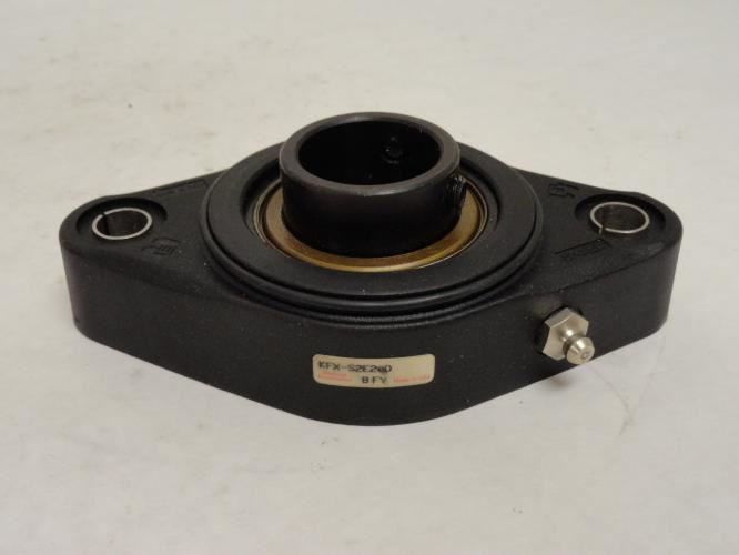 Link-Belt KFXS2E20D; Flange Bearing; 1-1/4"ID; 2-Bolt; Black
