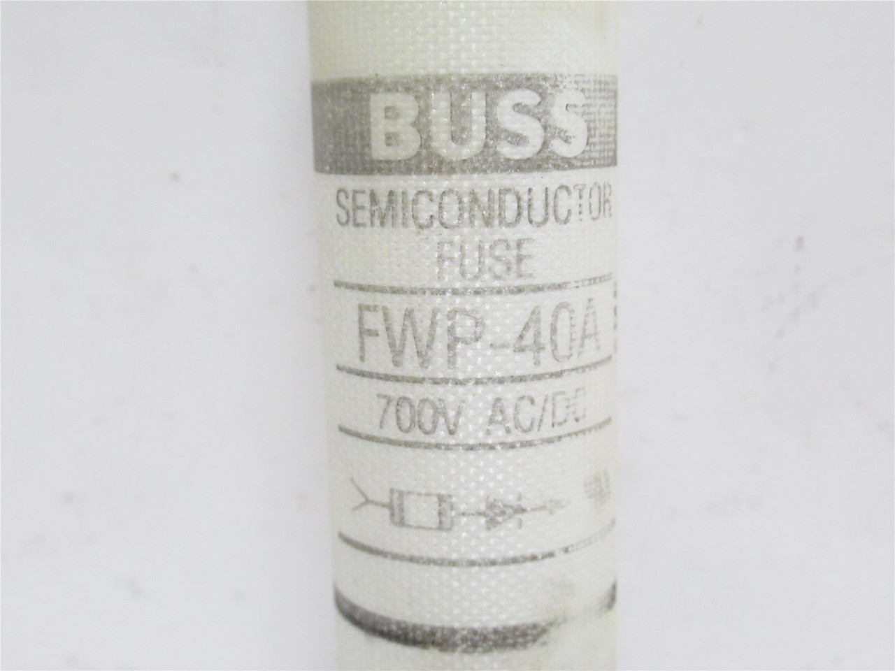 Bussmann FWP-40A; High Speed Semiconductor Fuse; Fiberglass; 40A