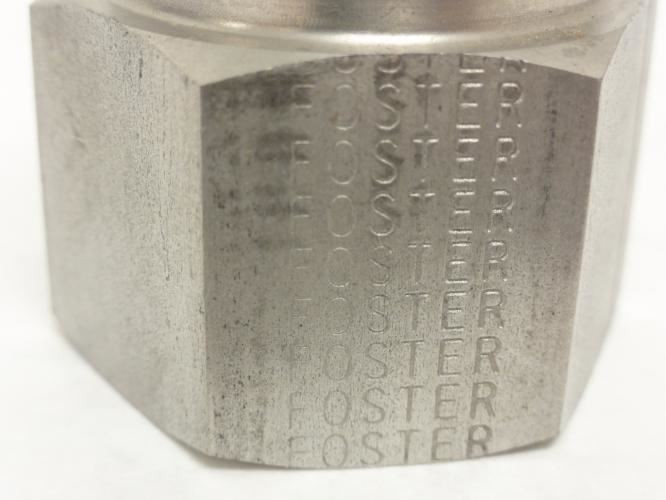 Foster 1QQFPS; Hydraulic Hose Coupler; SS; 1" FNPT