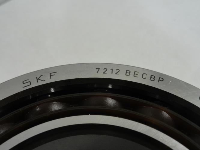 SKF 7212-BECBP; Ball Bearing; 60mm ID; 110mm OD; 22mm W