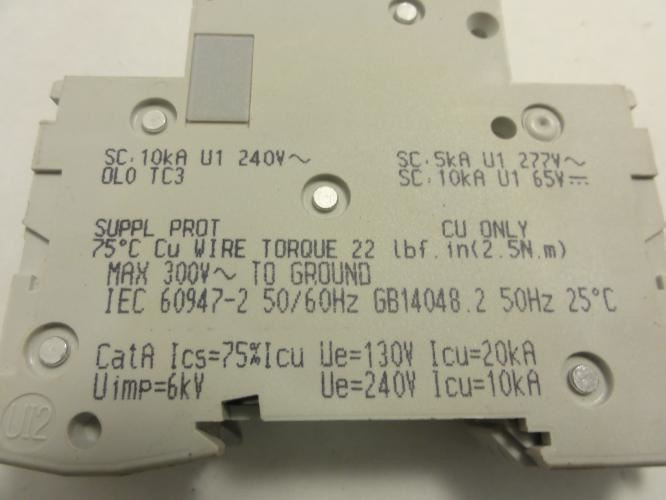 Schneider MG24111; Circuit Breaker; 2A; 480/277VAC; 1-Pole