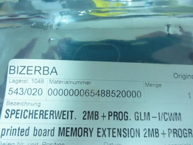 Bizerba 65488520000; Memory Extension 2MB+Progr