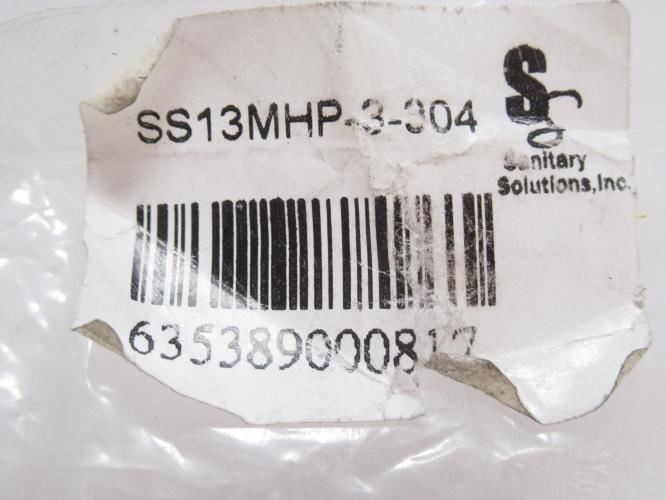 Sanitary Solutions SS13MHP-3-304; Bolted Clamp; SS-304; 3"