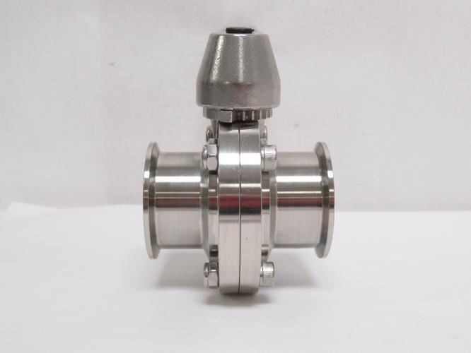 Sanitary Solutions SSBFV-2.0-316; Butterfly Valve; 2.0" Clamp