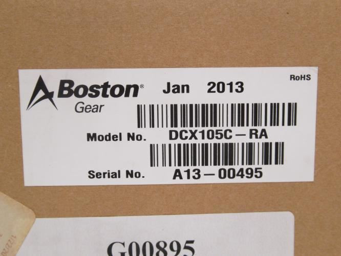 Boston Gear DCX105C-RA; Basic Chassis 1/8-1Hp; 115VAC