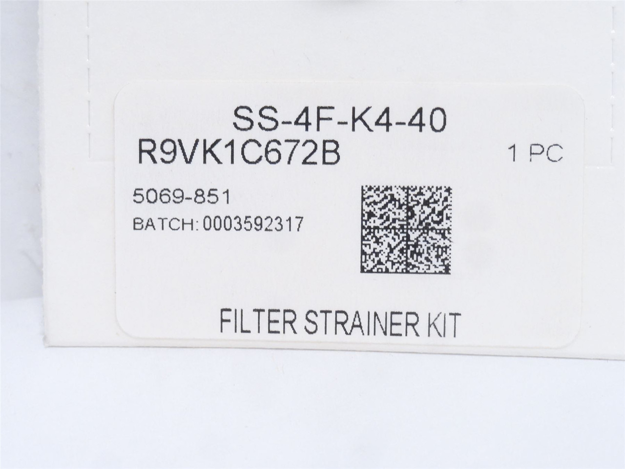 Swagelok SS-4F-K4-40; Strainer Element Kit; 40 Micron